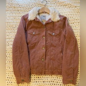 Pink Corduroy Jean Jacket
